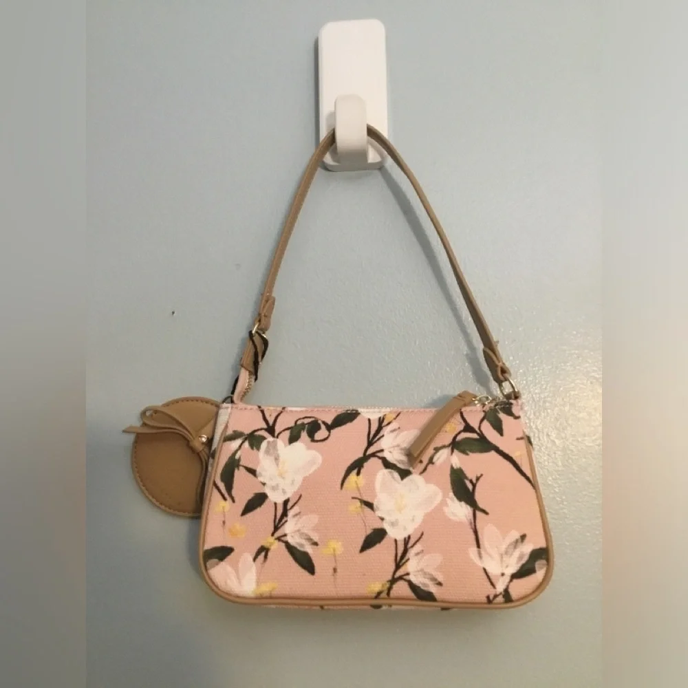 Ted Baker Pink Floral Wristlet Clutch